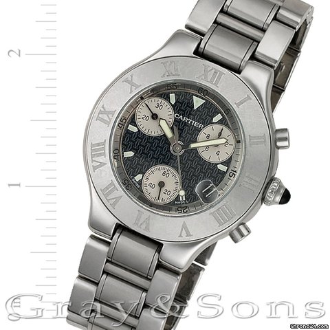 Cartier Chronoscaph 21 w10172t2 watches