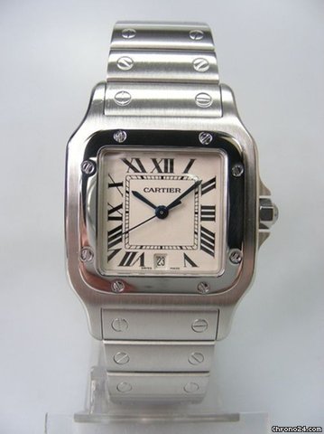 Cartier Santos Galbee grande taille full steel watches