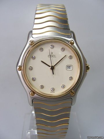 Ebel Wave or/acier watches
