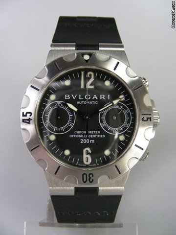 Replica Bulgari Scuba chrono 200m Watch