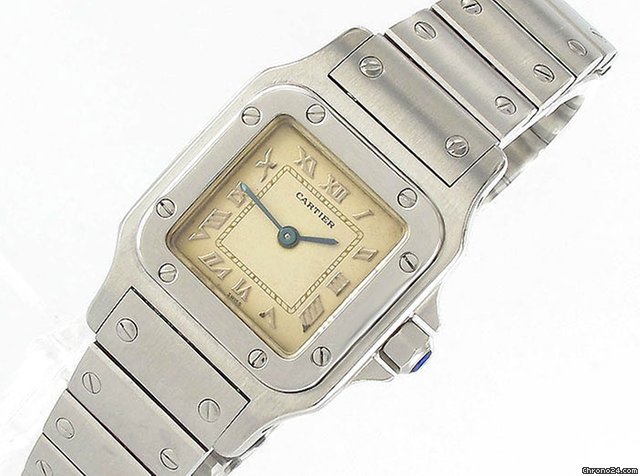 Cartier "SANTOS de Cartier" Edelstahl/Edelstahlband watches