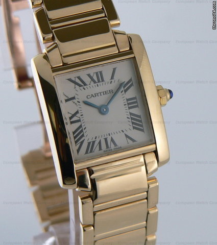 Cartier Tank Francaise Ladies 18K YG/YG watches