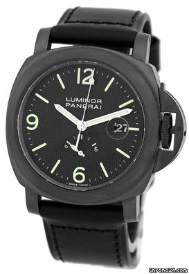 Panerai Limited Edition Gent's Stainless Steel Black PVD 44mm PAM 28 Luminor Marina Power Reserve watches