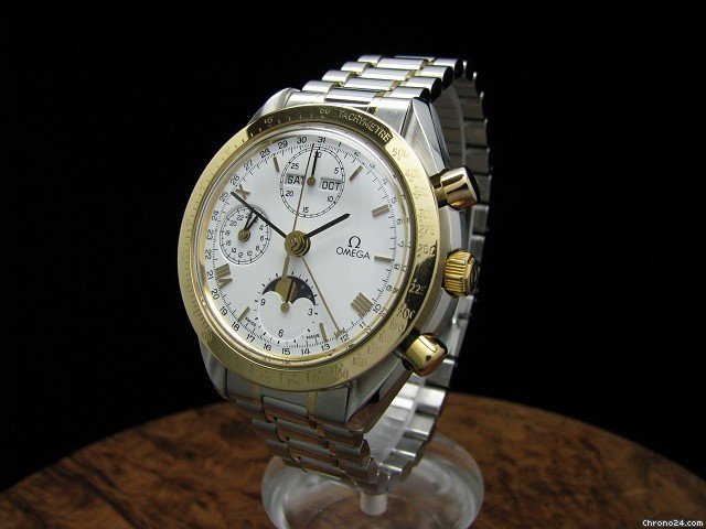 Omega Gold / Stahl Automatic Chronograph Vollkalender watches