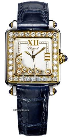 Chopard Happy Sport Classic Square 7 Floating Diamonds watches