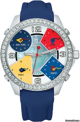 Jacob & Co. Five Time Zone - 40mm, 2ct Bezel watches