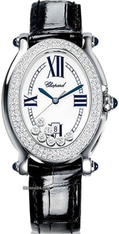 Chopard Happy Sport Oval 7 Floating Diamonds watches
