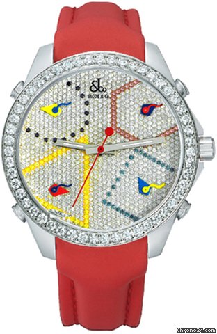 Jacob & Co. Five Time Zone - 40mm, 2ct Bezel watches