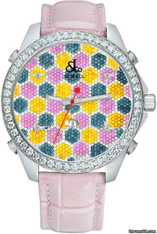 Jacob & Co. Five Time Zone - 47mm, 3.25ct Bezel watches