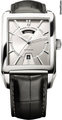 Maurice Lacroix Pontos Rectangulaire Day/Date watches