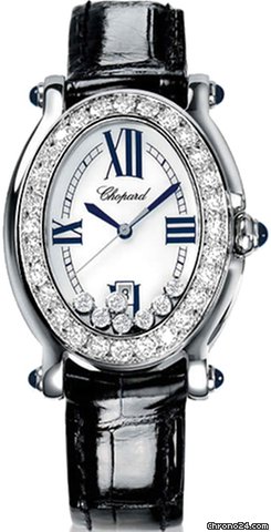 Chopard Happy Sport Oval 7 Floating Diamonds watches