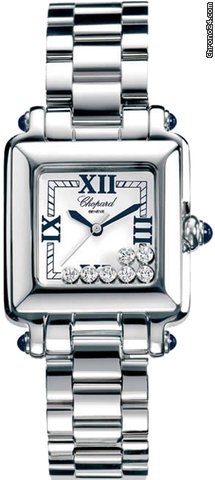 Chopard Happy Sport Classic Square 7 Floating Diamonds watches