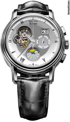 Replica Zenith Chronomaster XXT Open Grande Date Moon & Sunphase Watch