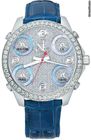 Jacob & Co. Five Time Zone - 40mm, 2ct Bezel watches