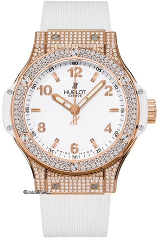 Hublot Big Bang Quartz Gold White 38mm watches