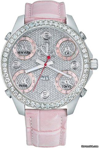 Jacob & Co. Five Time Zone - 47mm, 3.25ct Bezel watches