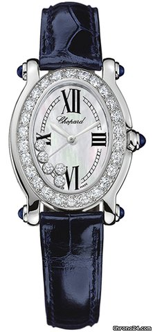 Chopard Happy Sport Oval 5 Floating Diamonds watches