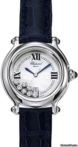 Chopard Happy Sport Classic Round 7 Floating Diamonds watches
