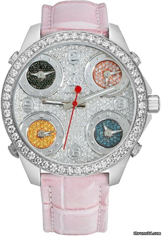 Jacob & Co. Five Time Zone - 40mm, 2ct Bezel watches