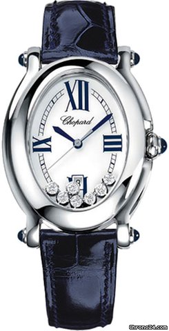Chopard Happy Sport Oval 7 Floating Diamonds watches