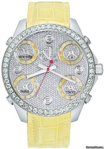 Jacob & Co. Five Time Zone - 40mm, 2ct Bezel watches