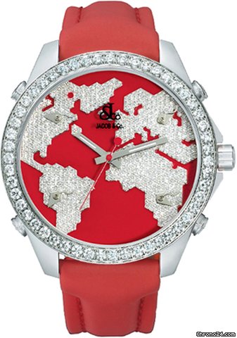 Replica Jacob & Co. Five Time Zone - 40mm, 2ct Bezel Watch