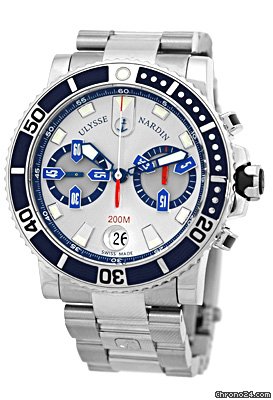 Ulysse Nardin Gent's Stainless Steel Maxi Marine Diver Chronograph [On Hold] watches