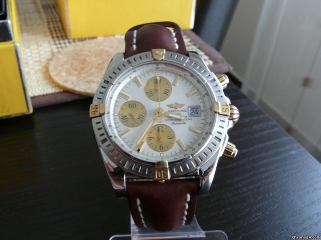 Breitling Chronomat Evolution Stahl/Gold B13356 watches