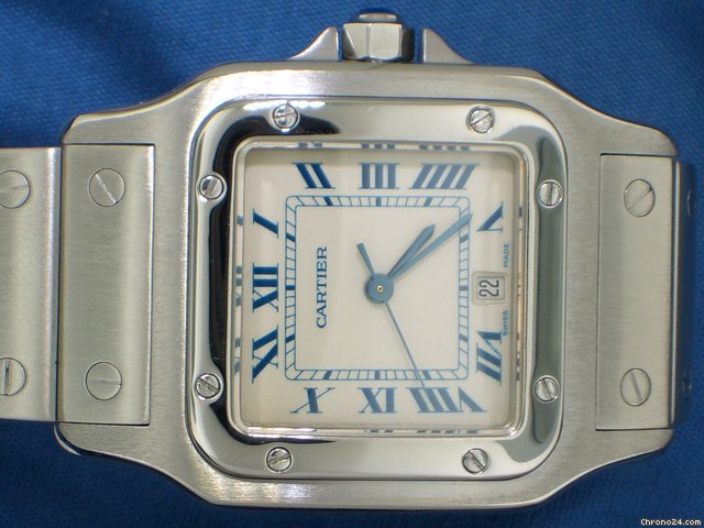 Cartier Santos Acciaio Movimento Al Quarzo watches
