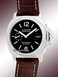 Panerai Gent's Stainless Steel 44mm Luminor Marina PAM 104 Strapwatch watches
