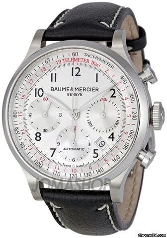 Baume & Mercier and Capeland Silver Dial Chronograph Mens Watch MOA10005 watches