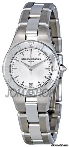 Baume & Mercier and Linea Silver Dial Ladies Watch MOA10009 watches