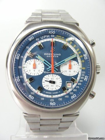 Breitling Transocean Chronographe vintage complet acier watches