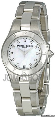 Baume & Mercier and Linea Mother of Pearl Dial Diamond Ladies Watch MOA10011 watches