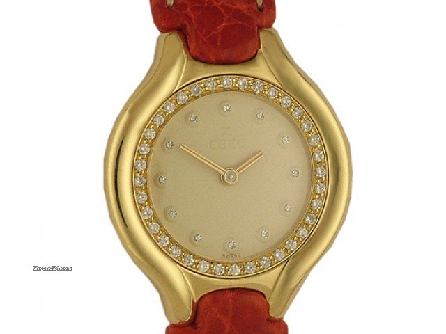 Ebel Beluga 18kt Gelbgold Diamond mit 18kt Gelbgold Faltschlie e 24mm watches