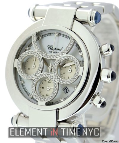 Chopard Imperiale Chronograph 18k White Gold watches
