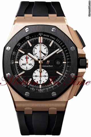 Audemars Piguet ROYAL OAK OFFSHORE 44mm NEW MODEL ROSE GOLD & CERAMIC watches