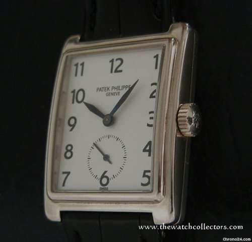 Patek Philippe Fine and Rare Gondolo in White Gold "Ref.5010G" Full Set watches