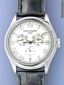 Patek Philippe Gent's 18K White Gold 5035 Annual Calendar watches