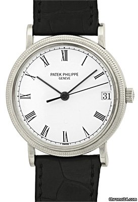 Patek Philippe Gent's 18K White Gold Ref# 3802 Calatrava Strapwatch [On Hold] watches