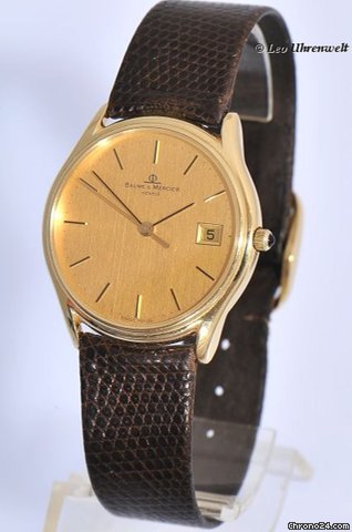 Baume & Mercier ZEITLOSE HERRENUHR IN 14KT GOLD-AUSF¨¹HRUNG watches