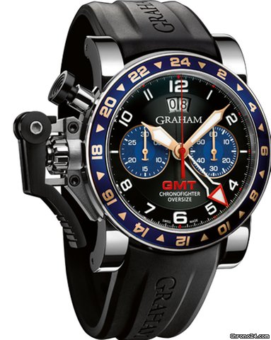 Graham CHRONOFIGHTER OVERSIZE GMT - 100 % watches