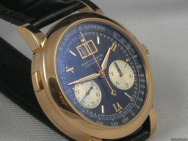 A. Lange & Sohne DATOGRAPH ROSE GOLD / BLACK DIAL DISCONTINUED & COLLECTIBLE watches