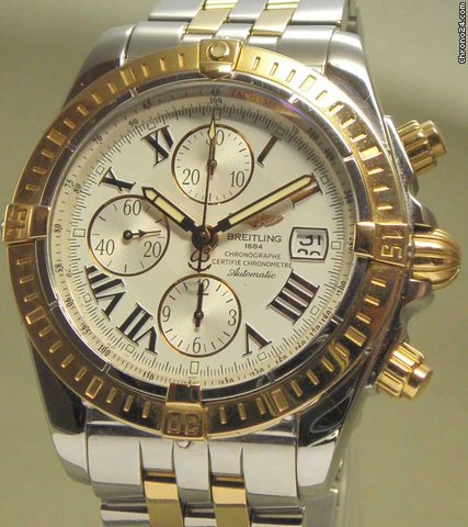 Breitling Chronomat Evolution St/Rotgold B&P watches