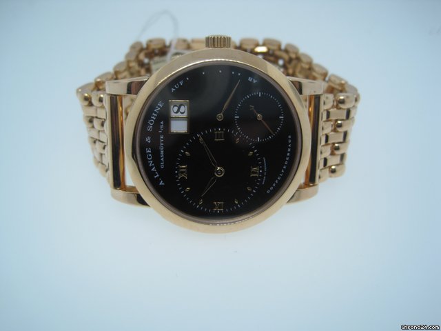 A. Lange & Sohne LANGE NE ROSE GOLD BLACK DIAL - DISCONTINUED AND RARE watches