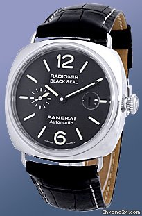 Panerai Limited Edition Gent's Stainless Steel Radiomir Black Seal Strapwatch watches