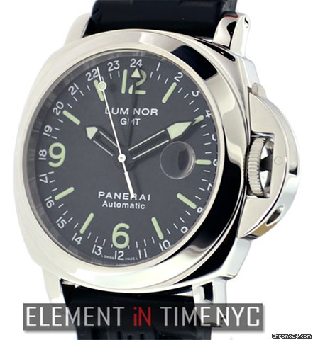 Panerai PAM 63 C Luminor GMT 44mm Black Dial B+P watches