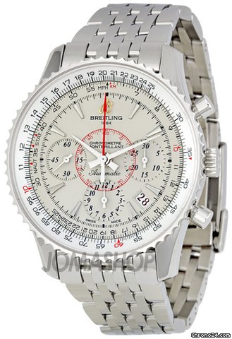 Breitling Montbrilliant 01 Silver Dial Chronograph Automatic Mens Watch AB013112-G709SS watches