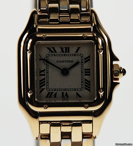 Cartier 18K Y/G PANTHERE, QUARTZ, LADIES WATCH W25014B9 watches
