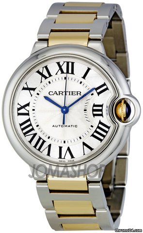 Cartier Ballon Bleu Unisex Steel and Gold Watch W6920047 watches